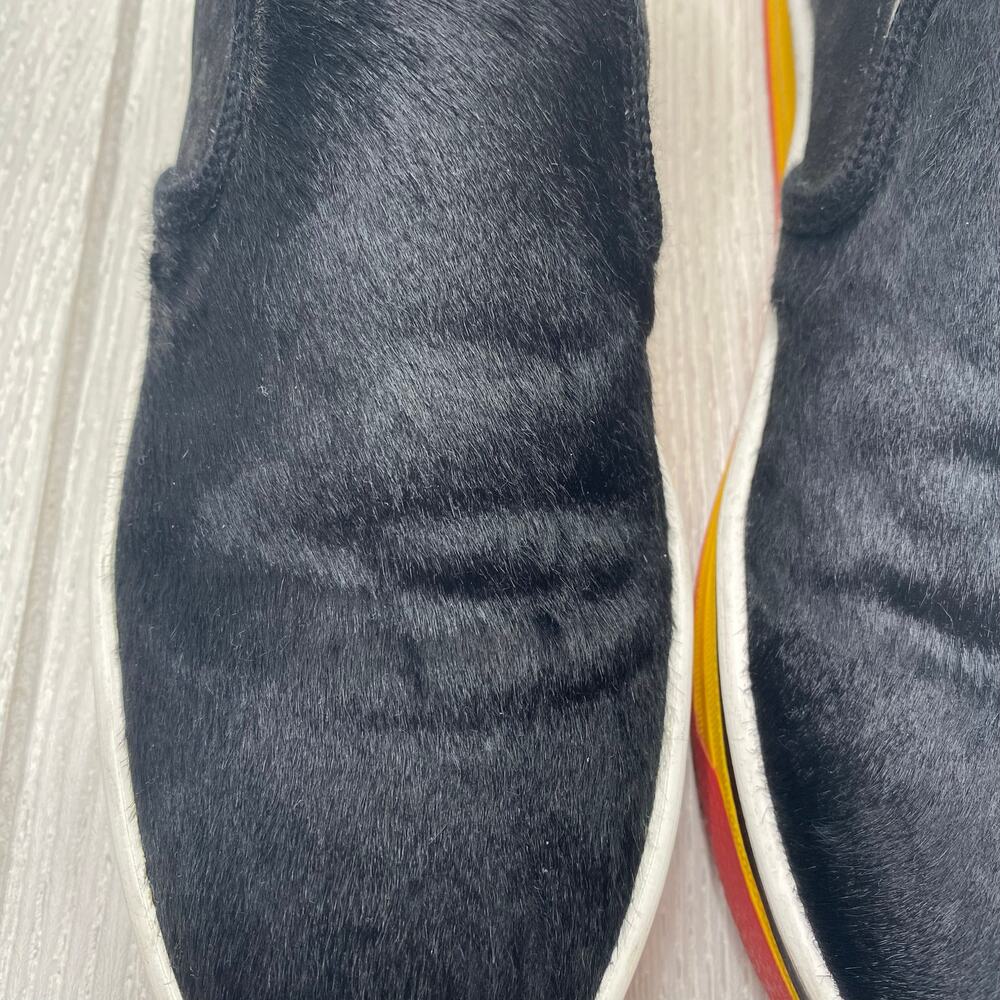 Marc Jacobs Love Mercer Black Calf Hair Slip On Casual Shoes Size 9 $225 - Picture 4 of 11